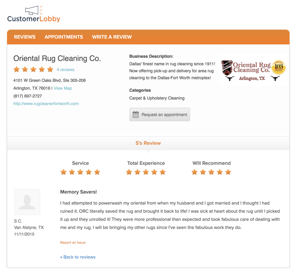 Five Star Customer Reviews