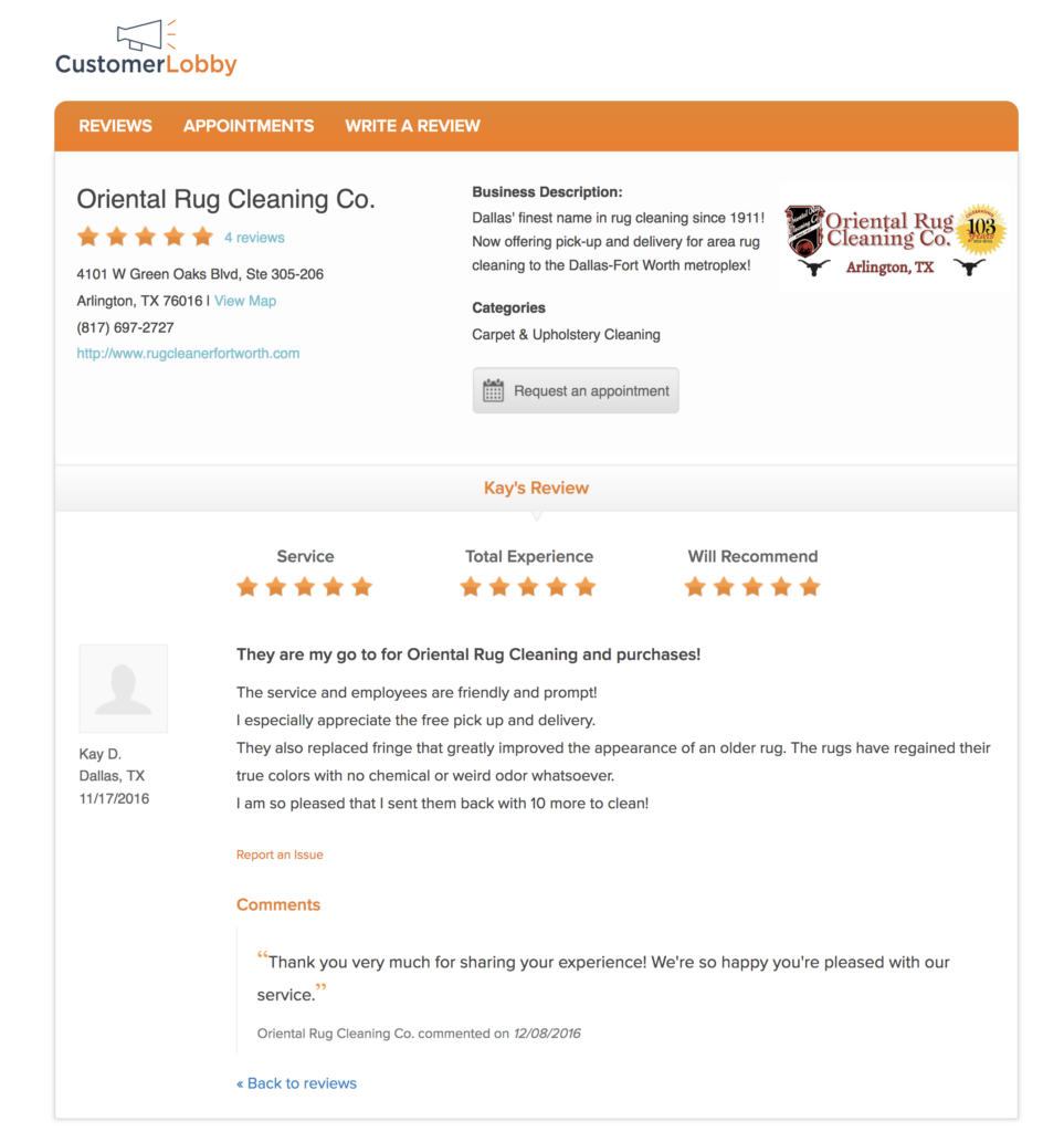 Five Star Customer Reviews